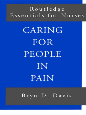 cover image of Caring for People in Pain